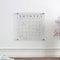 Martha Stewart Grayson Acrylic Dry Erase Wall Calendar w/Dry Erase Marker and Mntng Hrdwr, 14in. Sq, Clr w/Blk Prnt BR-AC-3636-BK-CLRBK-MS - alternate 2